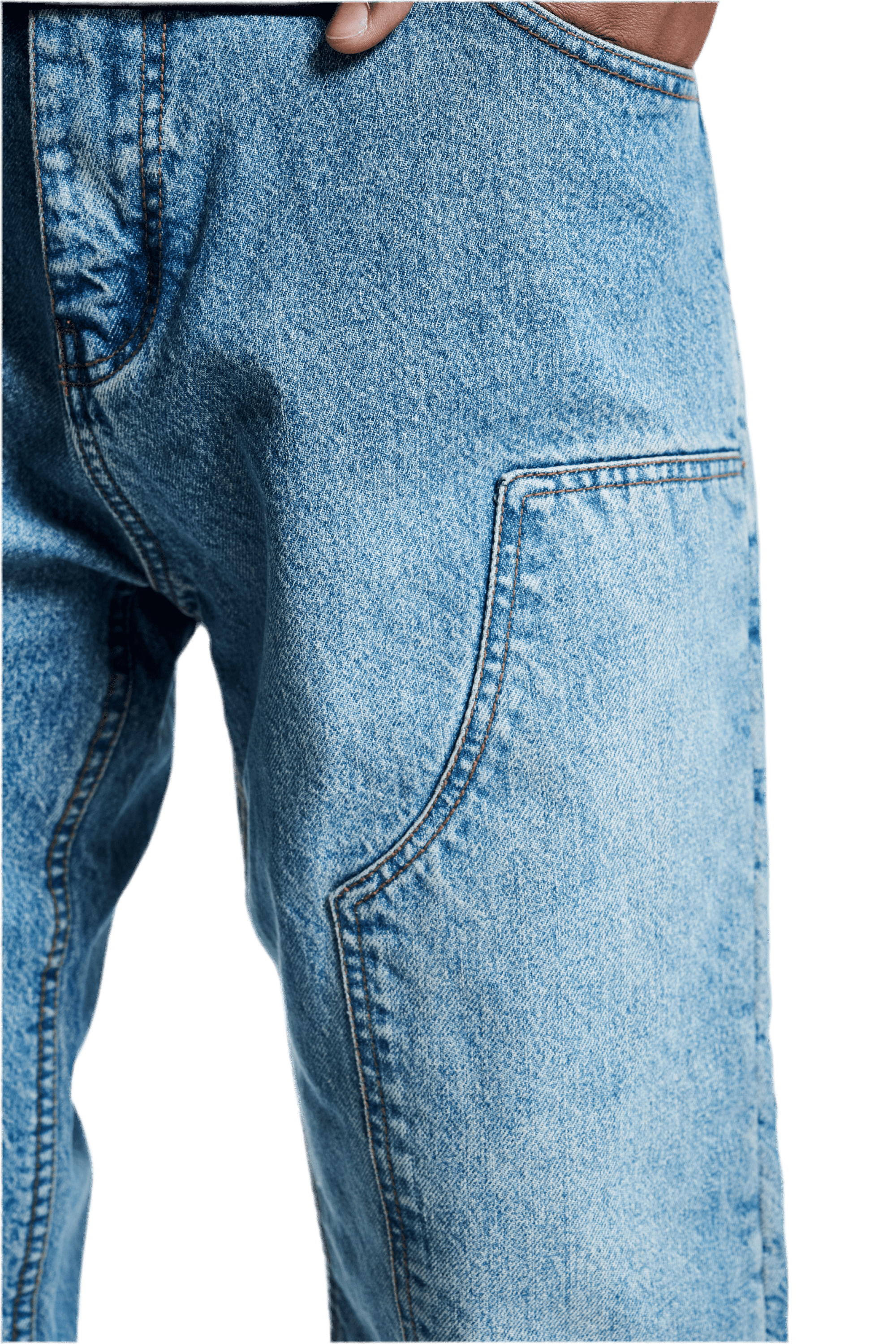 Aramid Jeans Carpenter Stone Washed Blue