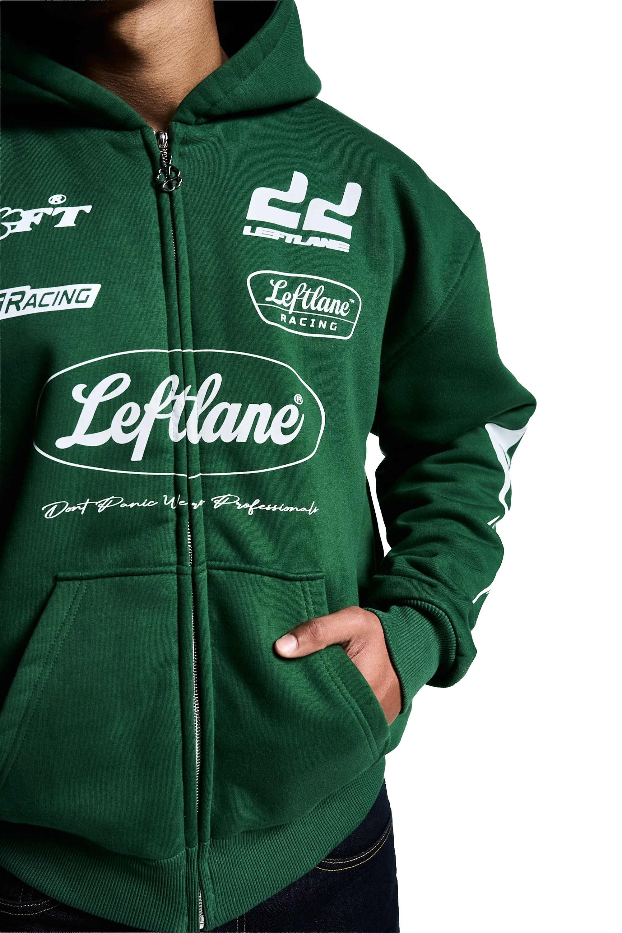 ARAMID RACING ZIPPER GREEN