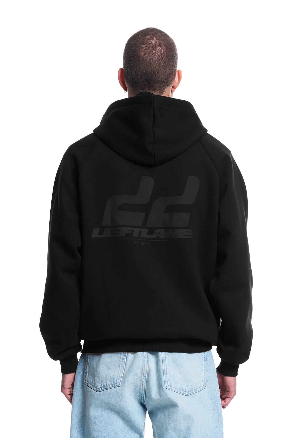 Masked Zipper Black