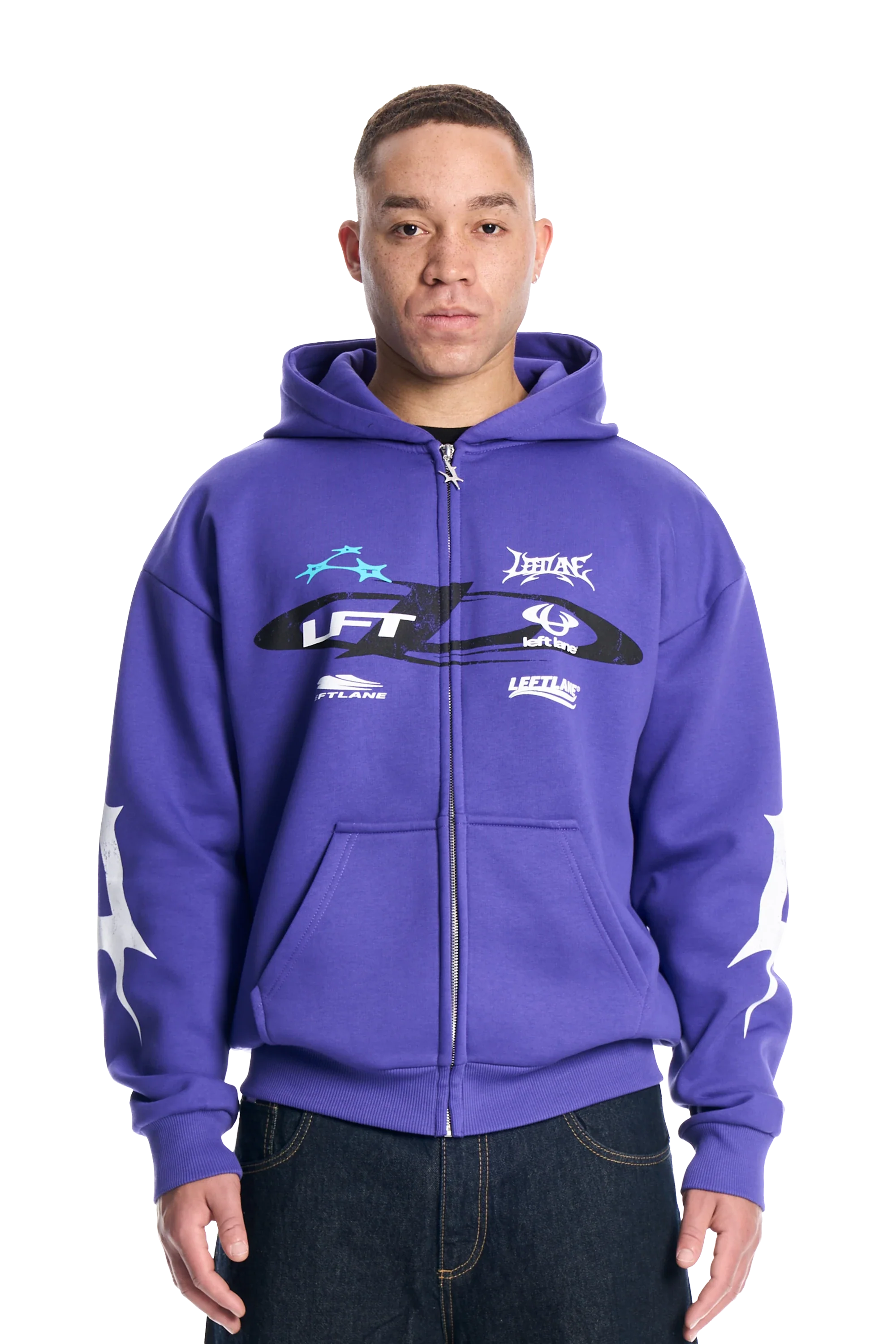 Racing Zipper Orbit Purple