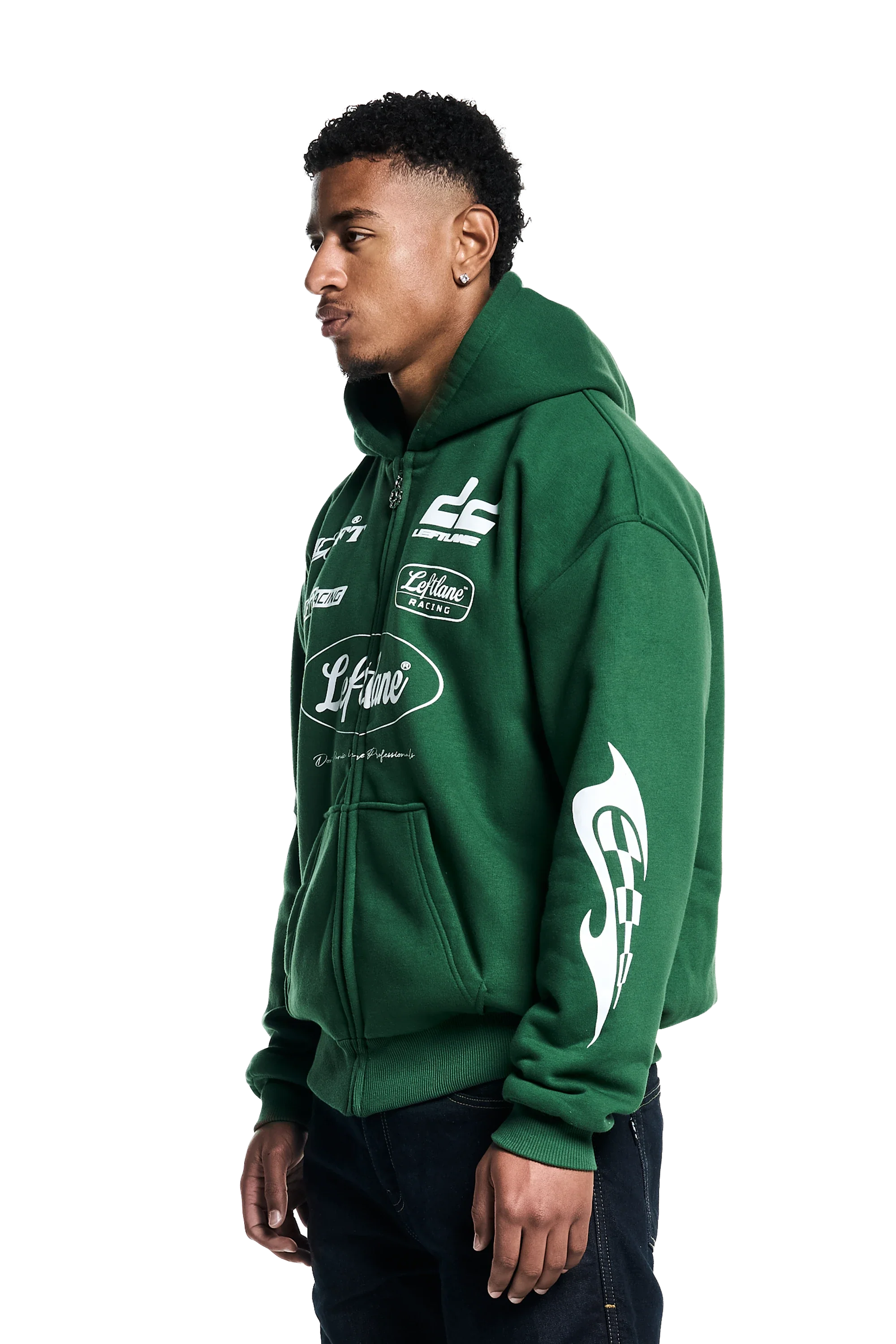 ARAMID RACING ZIPPER GREEN