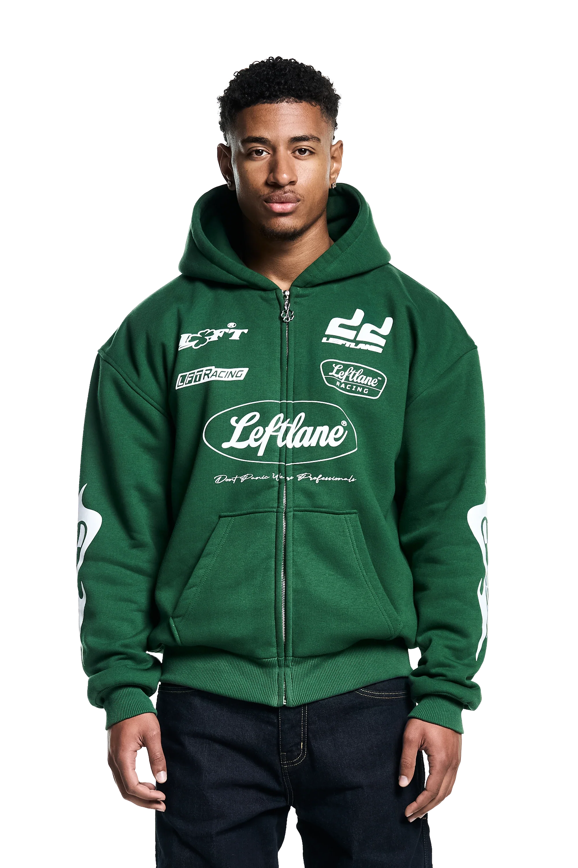 ARAMID RACING ZIPPER GREEN