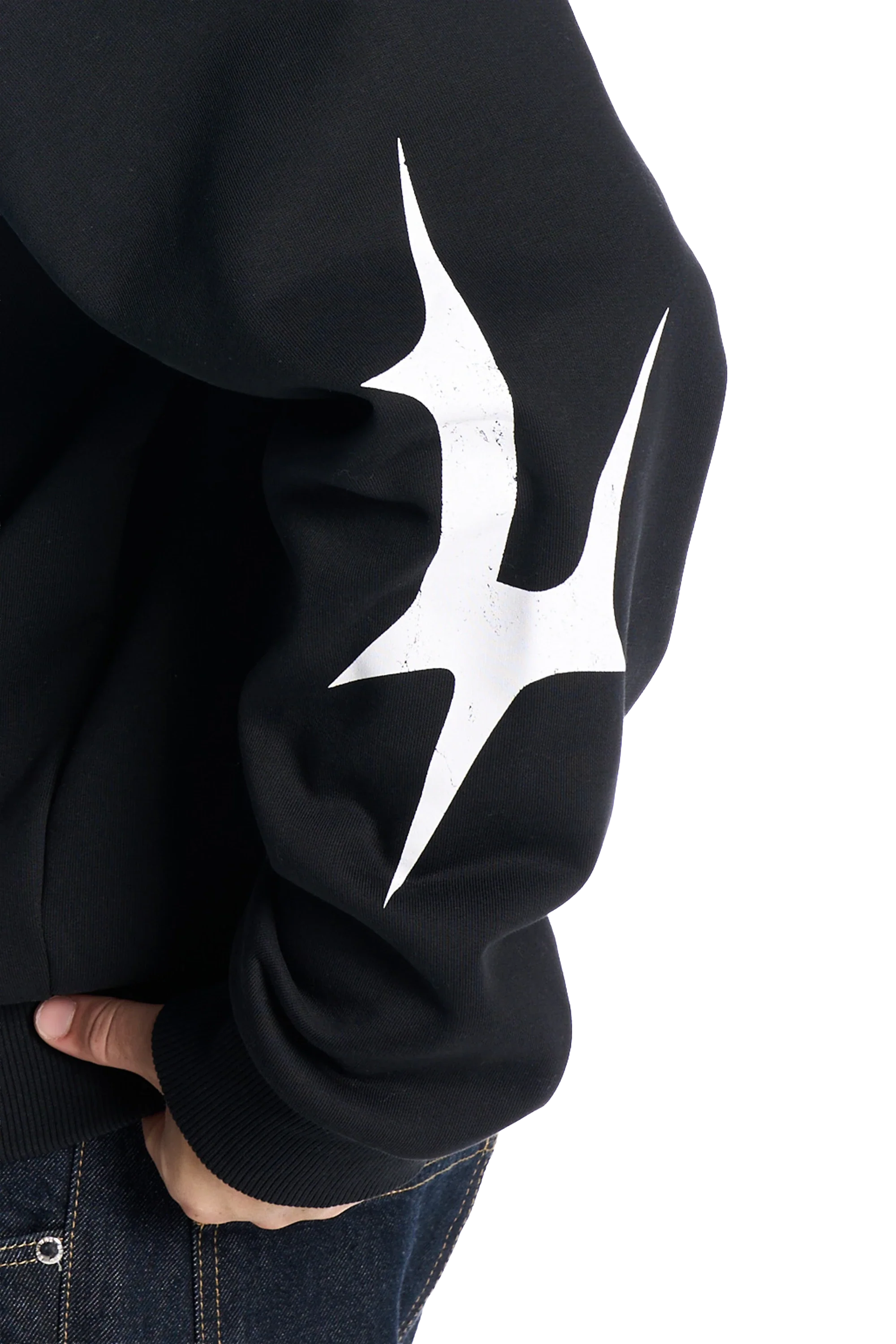 Racing Zipper Storm Black