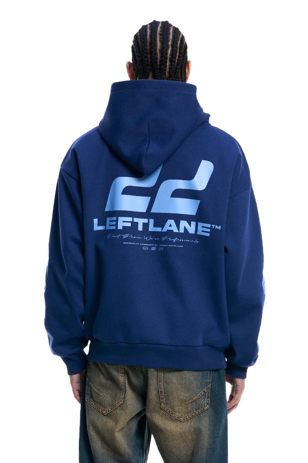 Racing Zipper Navy Blue