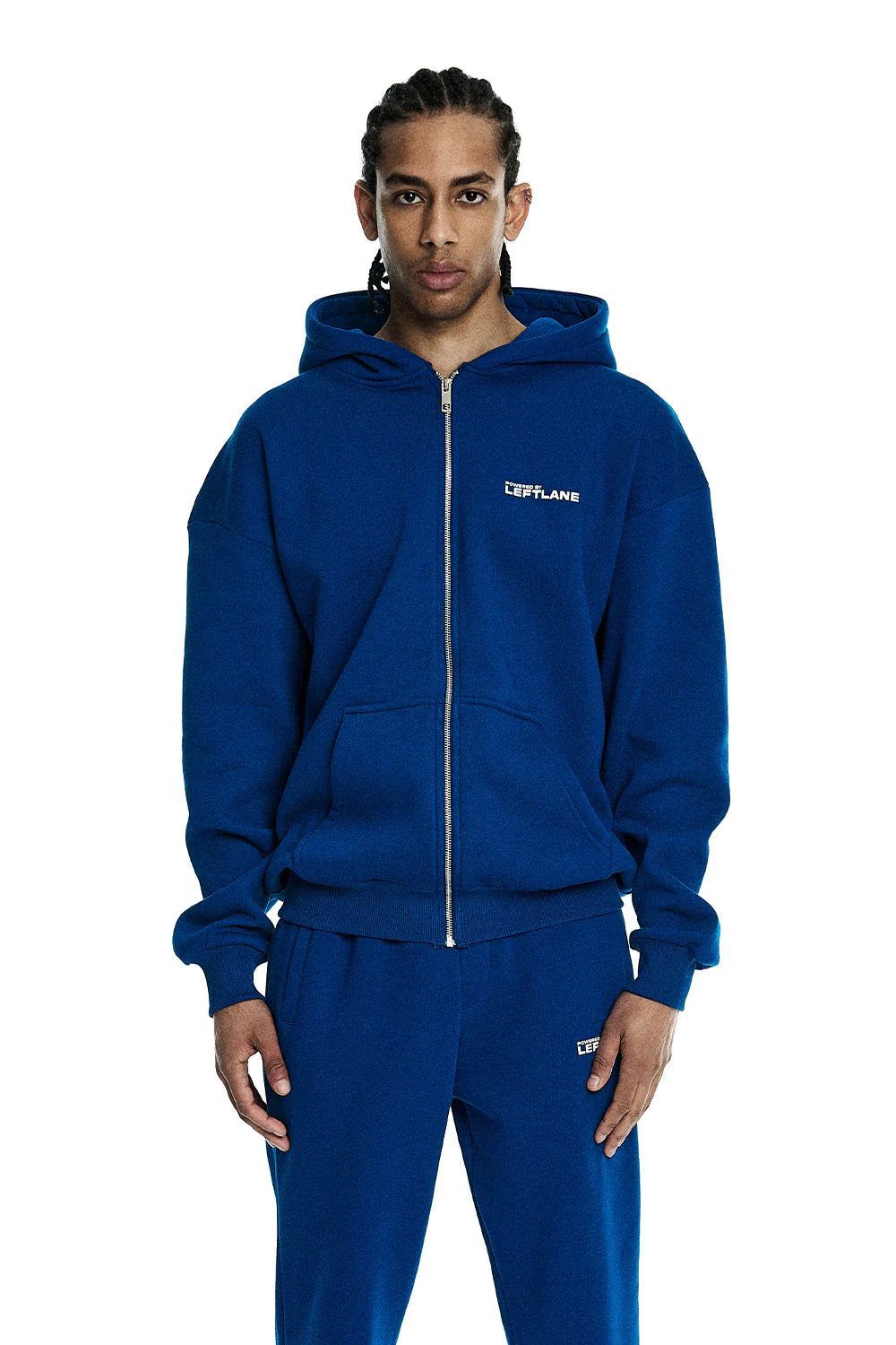Basic Zipper Blue