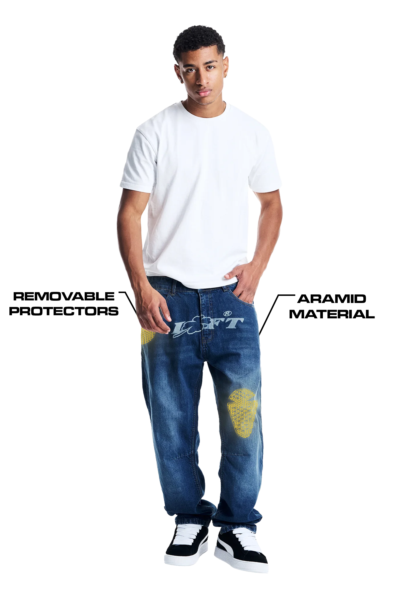 Aramid Jeans Navy Blue Washed