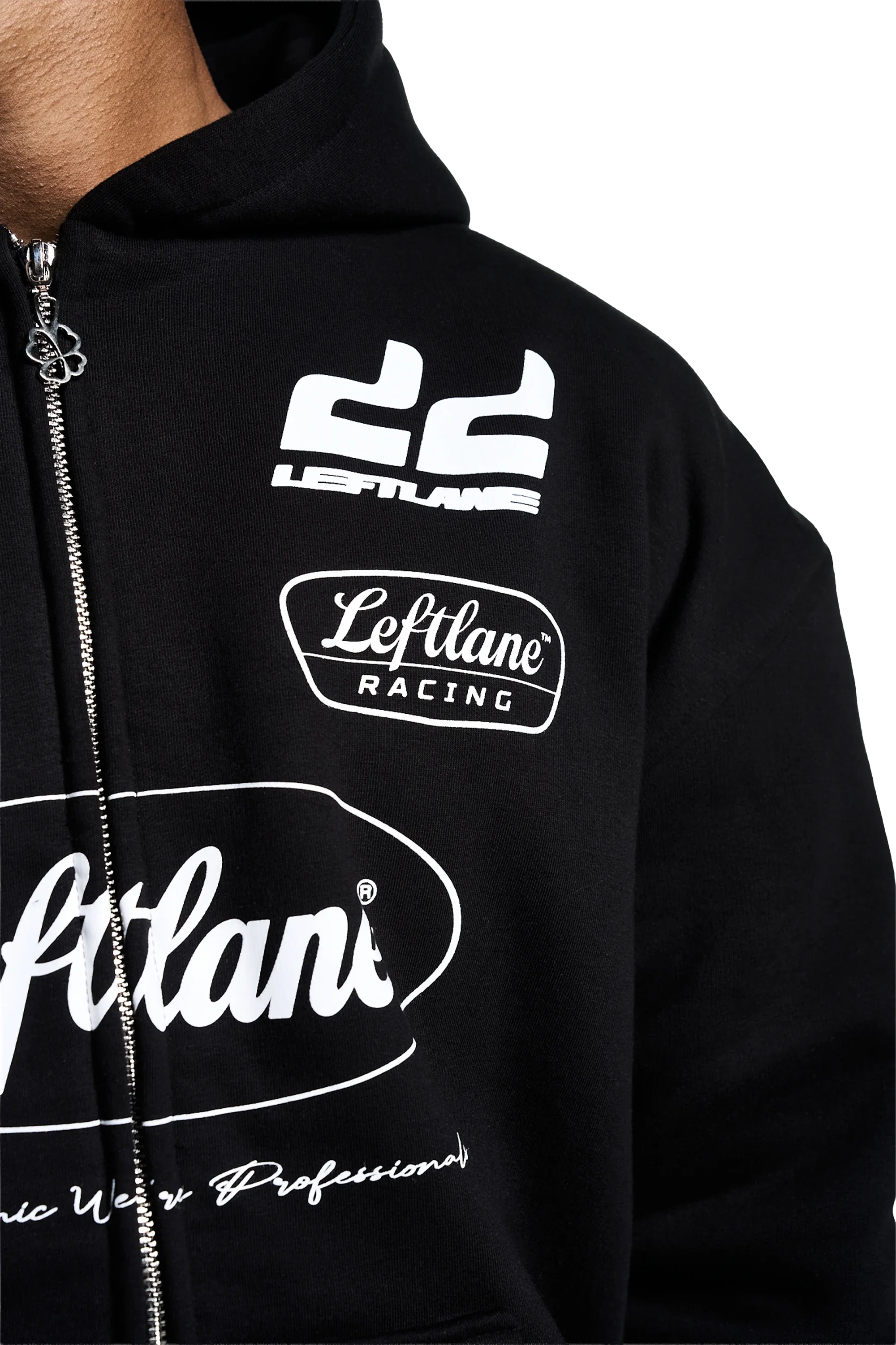 ARAMID RACING ZIPPER BLACK