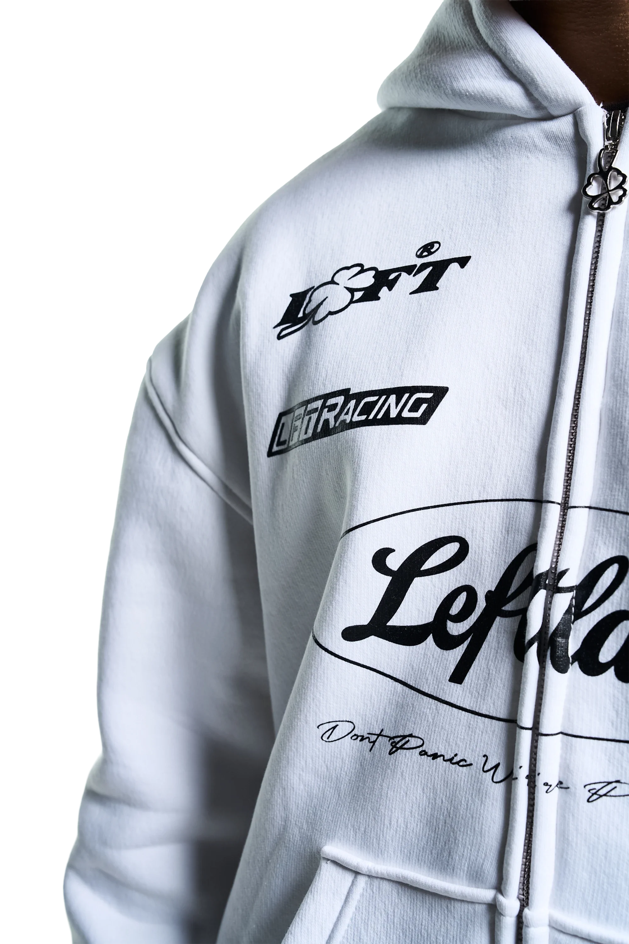 ARAMID RACING ZIPPER WHITE