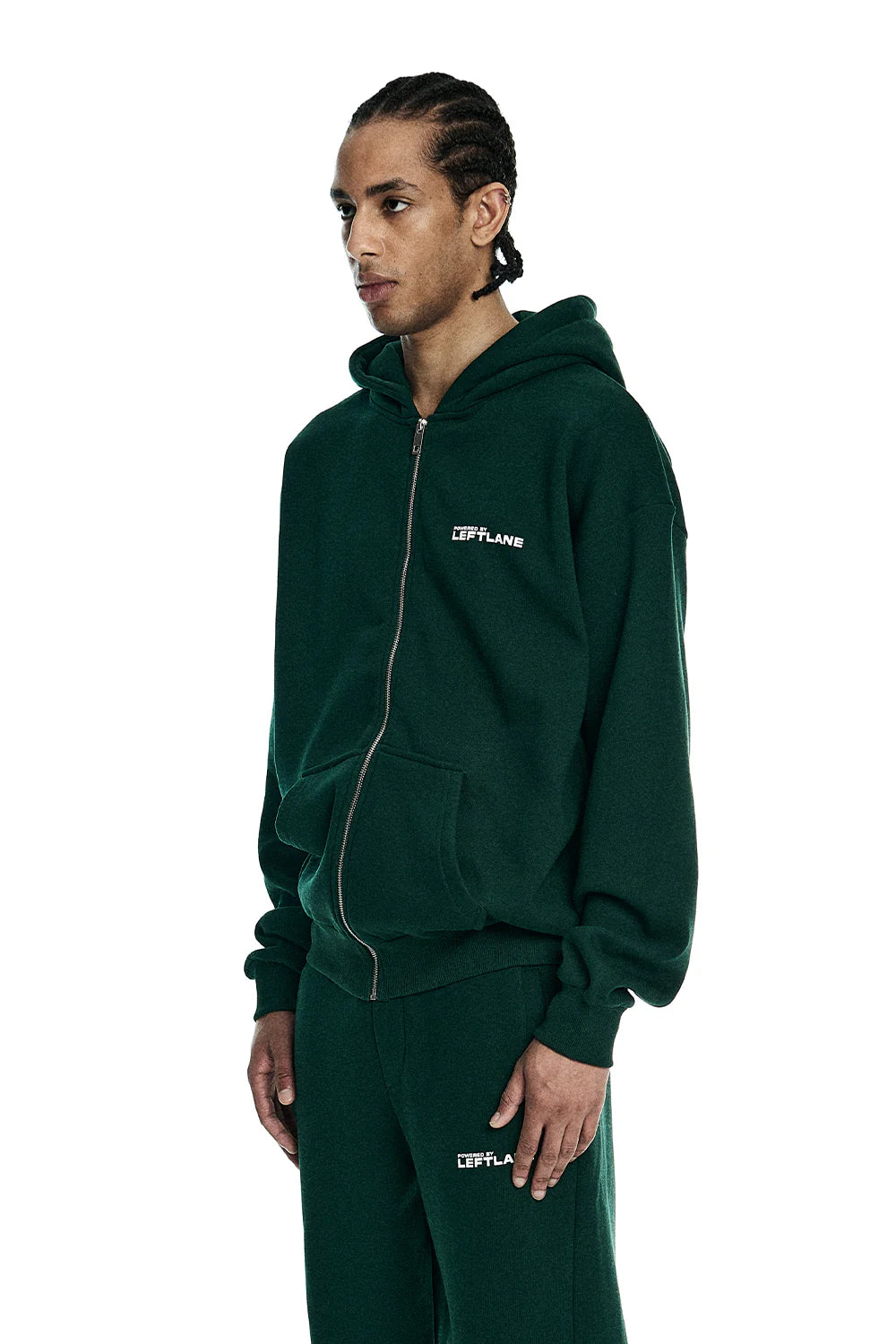 Basic Zipper Green