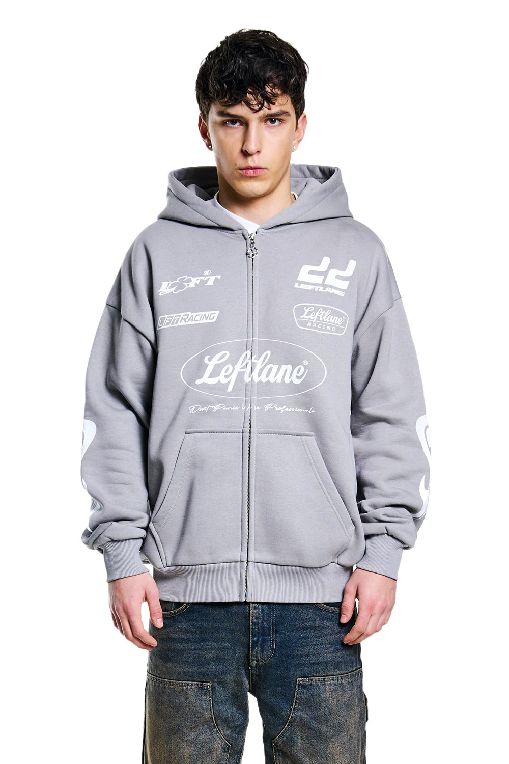 Racing Zipper Phantom Grey