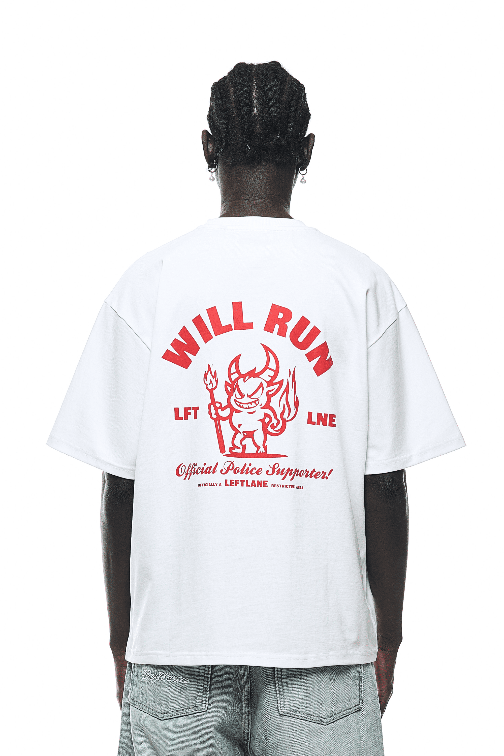 DEVIL RUN WHITE TEE