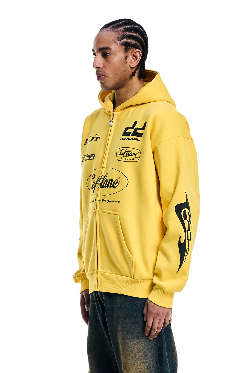 Racing Zipper Solar Yellow