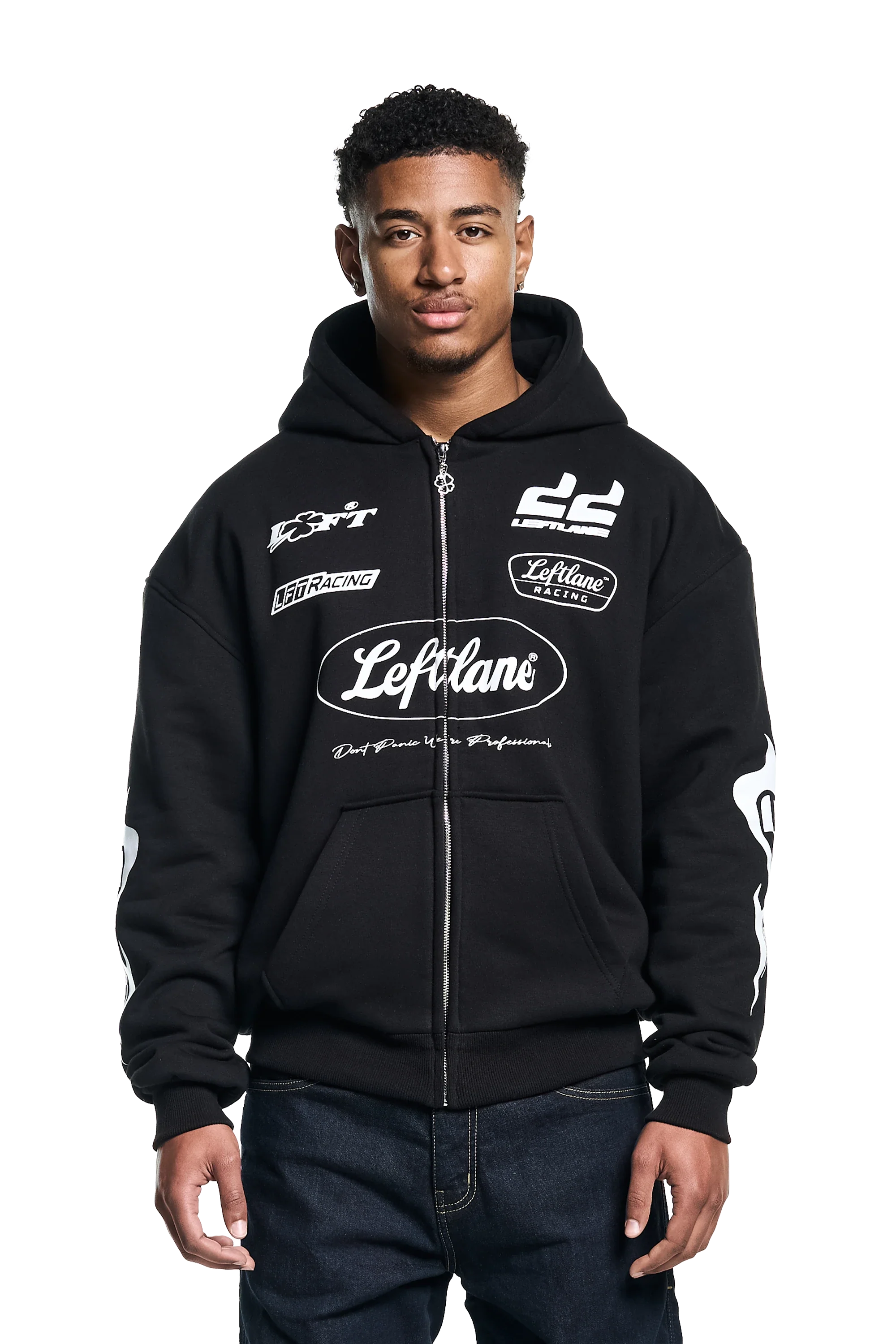 ARAMID RACING ZIPPER BLACK